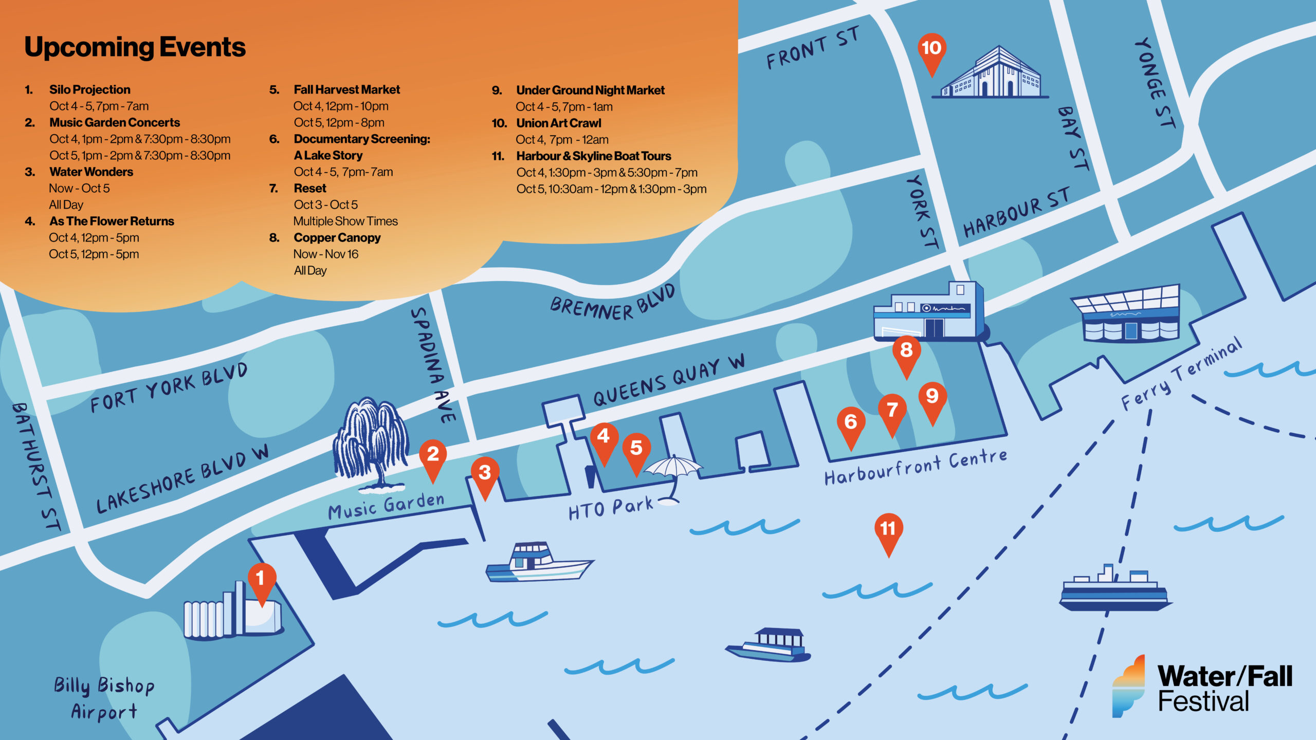 Waterfall Festival 2025 Map